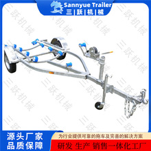 厂家销售冲锋舟拖车 热镀锌摩托艇拖车游艇拖车价格实惠