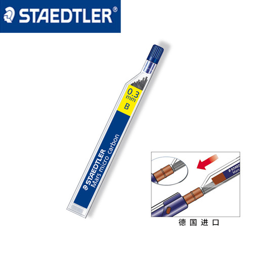 STAEDTLER Staedtler 250 lead 03 09 automatic pencil lead HB pencil refill 2H super tough pencil lead