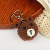 Woven cute keychain handmade, set, pendant, accessory, new collection, wholesale