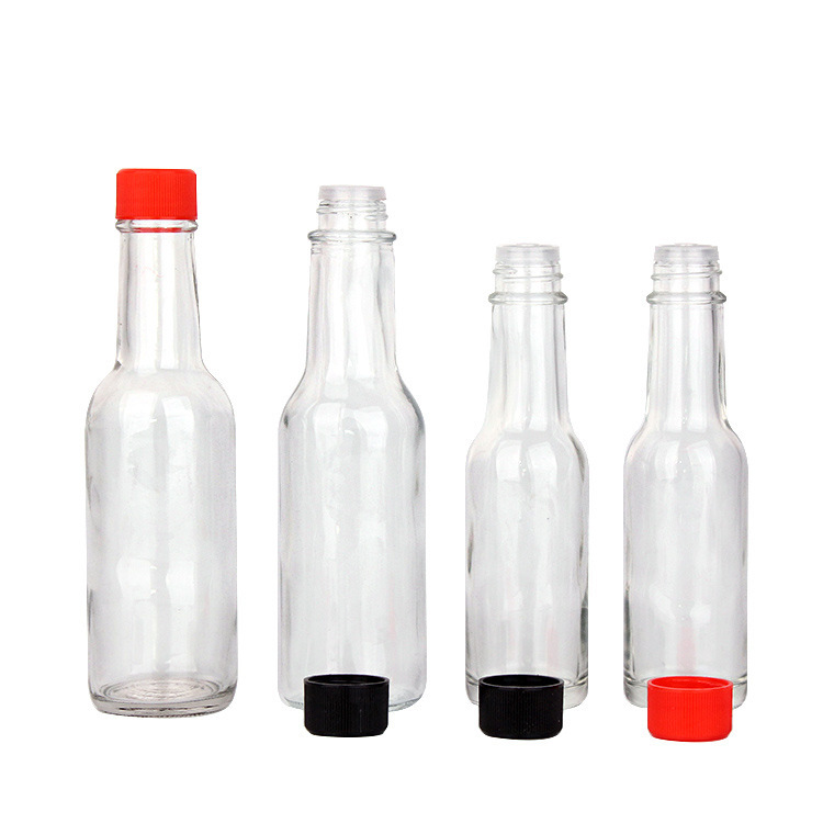 简约高白料玻璃番茄酱瓶150ml厨房迷你调料瓶密封瓶酱油玻璃瓶子