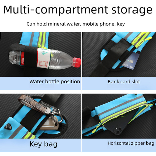 New Style Water Bottle Bag Outdoor Sports Waist Bag Running Fitness Waterproof Waist Bag Hiking Cycling Sports Bag Belt
