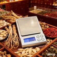 高精度小型电子秤迷你黄金珠宝秤天平茶叶中药克度秤1kg