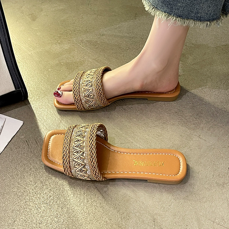 Девушка с плоским дном перетаскивания 2024 Новый стиль выходит летом