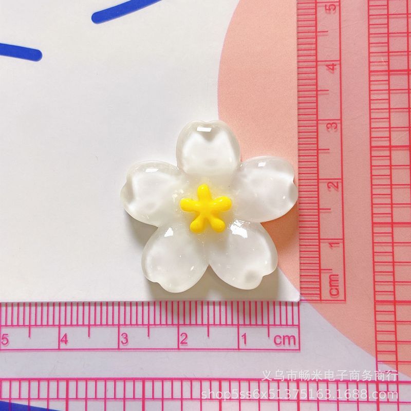 創意的な透き通った花の樹脂の部品の携帯のケースのクリームのゴムのdiyの手の髪飾りの材料の部品は卸売りします。|undefined