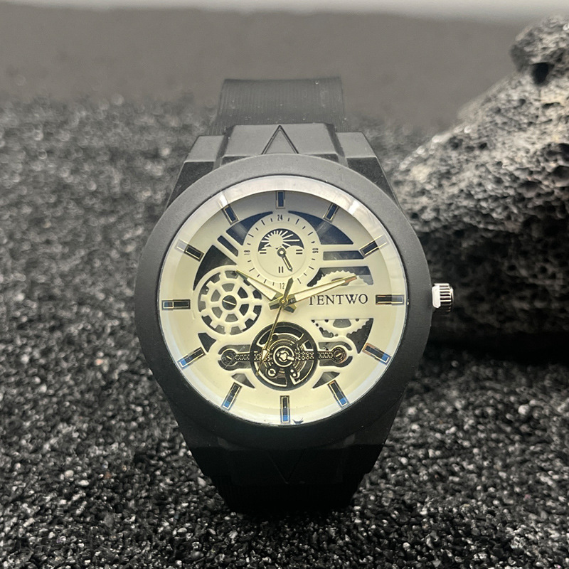 Watch Classification Casual Solid Color Buckle Quartz Watch Men's Watches