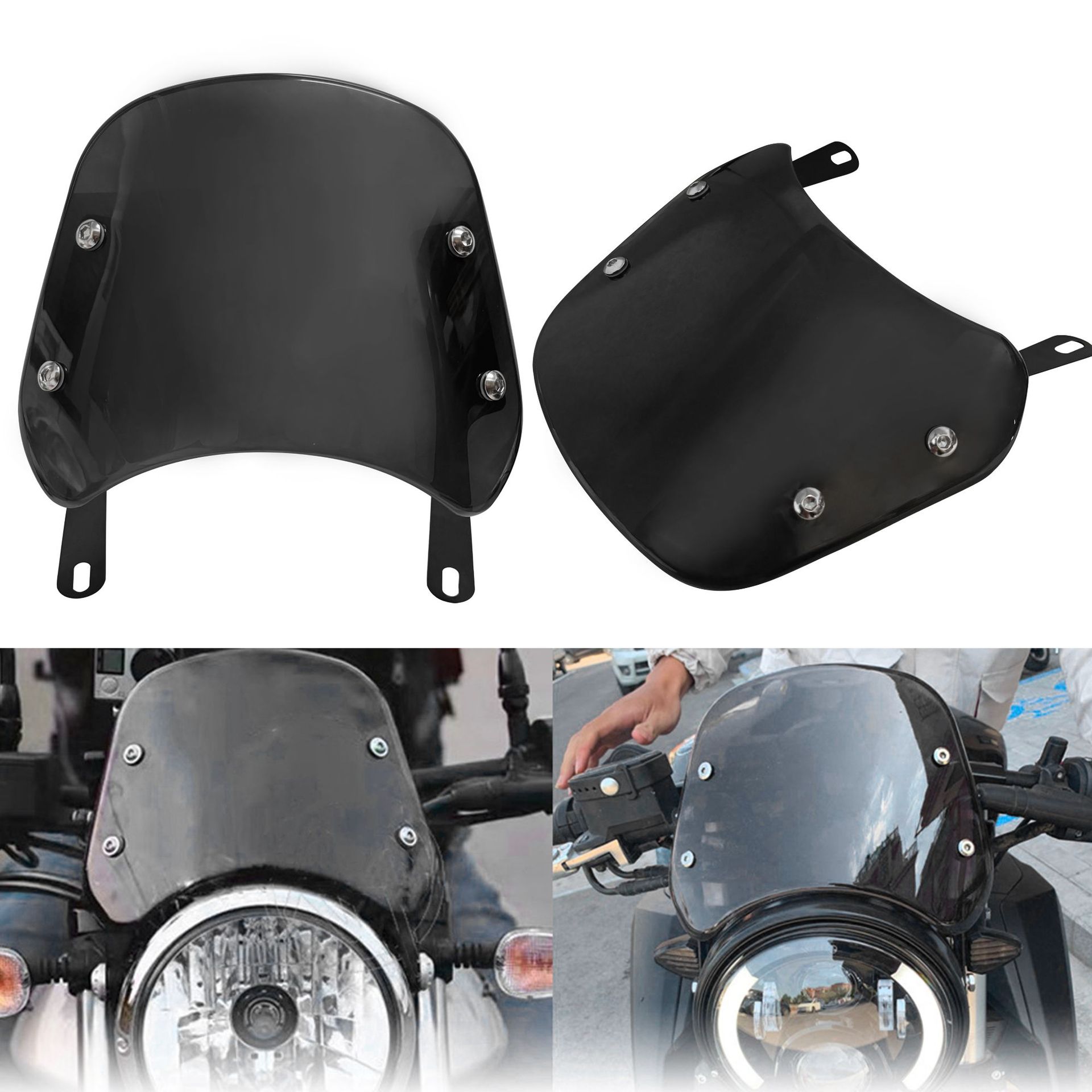 For DUCATI SCRAMBLER 16+ Freeler Windshield Front Windshield Motorcycle Windshield