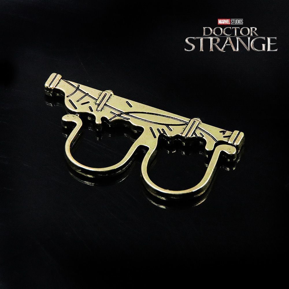 European and American Film and Television Surrounding Doctor Strange Hanging Ring Time and Space Ring European and American Men and Women Retro Light Luxury Ring