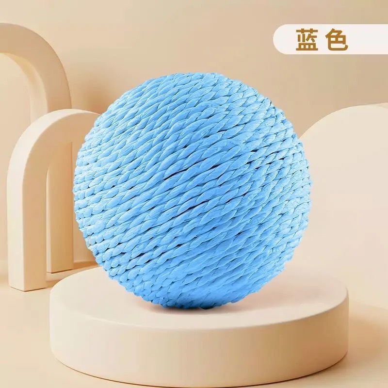 【파란색】 사이잘 볼 약 6cm