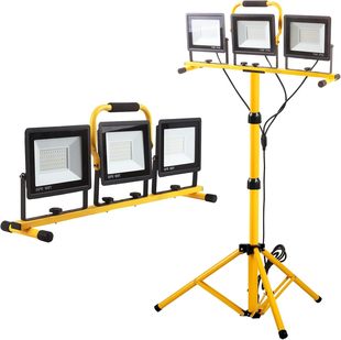 Cross-Border Amazon Led Work Light Mobile Bracket Outdoor Car Repair Searchlight Construction Site Lighting Mains Floodlight