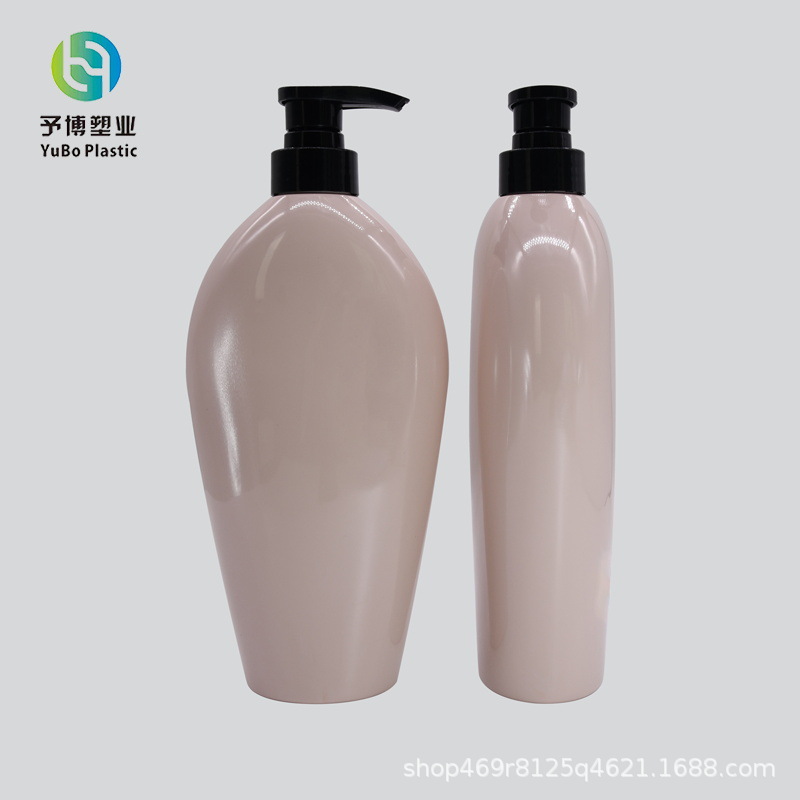 700ml洗发水瓶 塑料PET沐浴露瓶 洗护日化用品按压式扁瓶护发素瓶