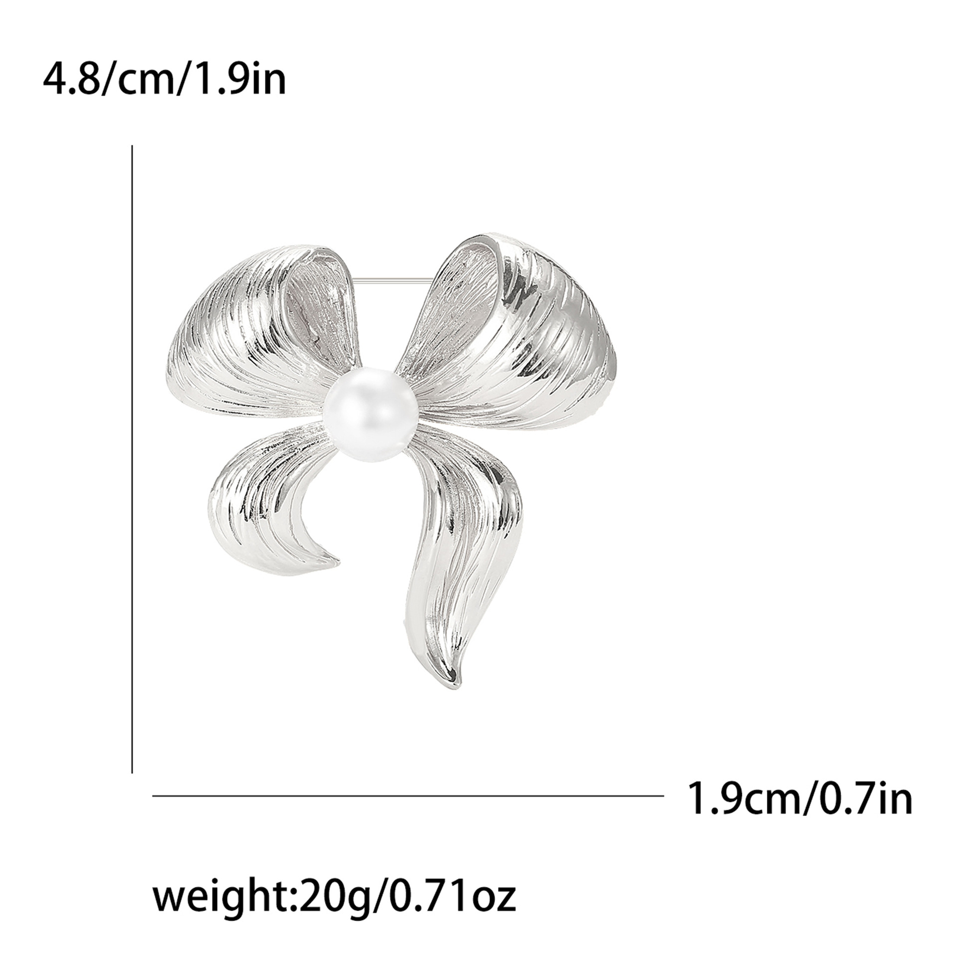 Brooches Classification Holiday, Daily Occasion Simple Style Classic Style Pin Bow Knot Alloy Plating Women's Brooches