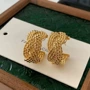 新款编织爆款简约耳圈