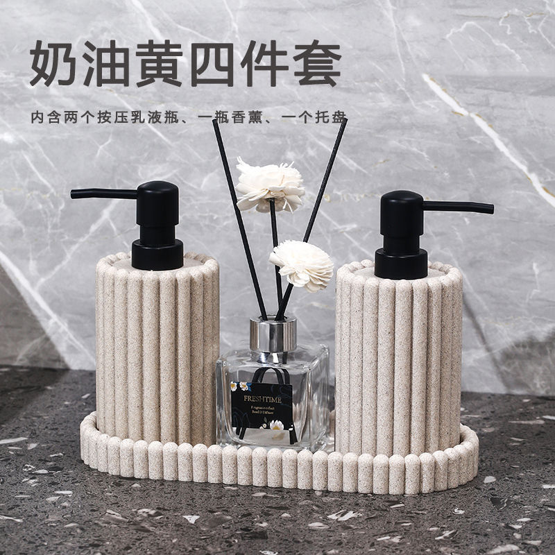 Retro ins viento desinfectante de manos botella de caja de botella de presión una variedad de higiene adecuada set de lavado hisopo de algodón