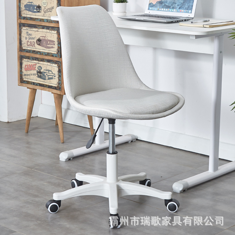 Silla giratoria de Tulip, silla giratoria de oficina, silla de ocio, silla de oficina acrílica transparente de elevación