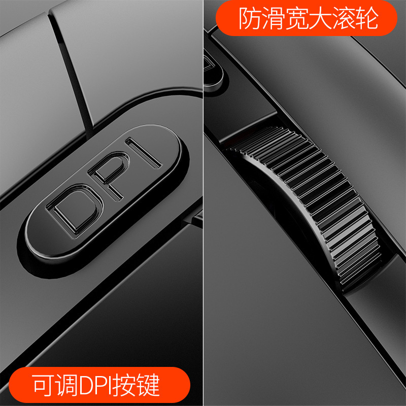 Talla de plata G3SE Wired Gaming mouse Oficina negocios hogar fotoeléctrico USB luminoso ordenador periférico Accesorios Al Por Mayor