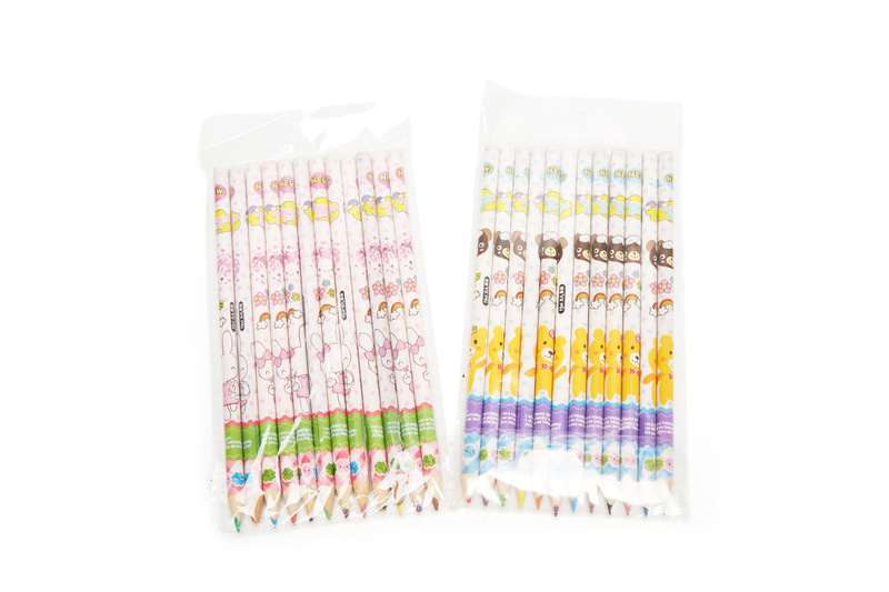 Korean Cartoon Row 12-colorful Pencil Primary School Student Art Painting Pen Kindergarten Novice Graffiti Wooden Pencil Korean Cartoon Row 12-colorful Pencil Primary School Student Art Painting Pen Kindergarten Novice Graffiti Wooden Pencil