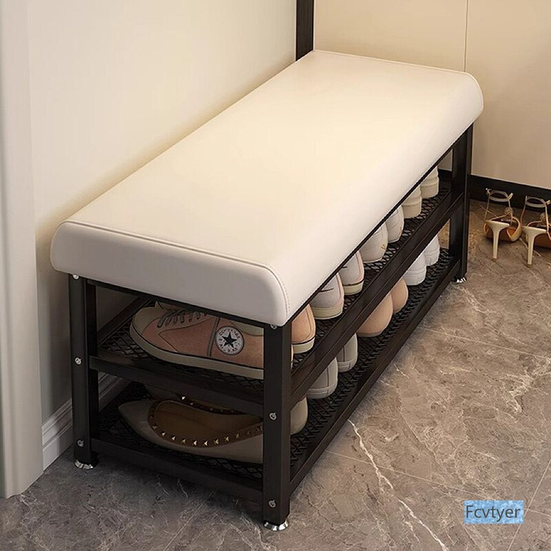 Lai'Ao Stool for Entryway Shoe Changing, Long Bench with Soft Upholstery, Sofa Bench, Integrated Leather Bench, Shoe Cabinet