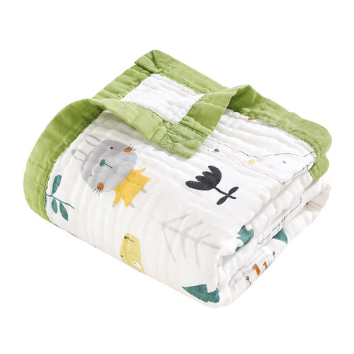 Carefully selected pure cotton high-density six-layer gauze bath towel baby quilt baby quilt spring and summer style cotton children's towel quilt