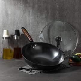 铂市(Johnboss)氮化铁锻造炒锅 HG-DHT32 量大从优 可代发