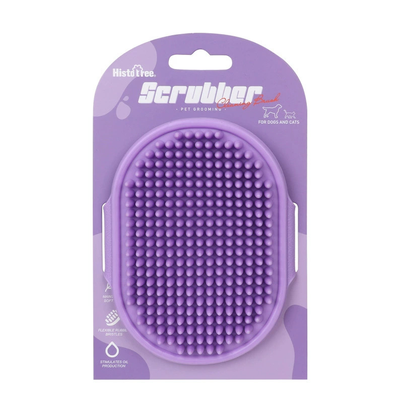 Brocadeo transfronterizo para mascotas cepillo de baño para perros cepillo de goma de masaje para gatos guantes de depilación cepillo para gatos cepillo para mascotas