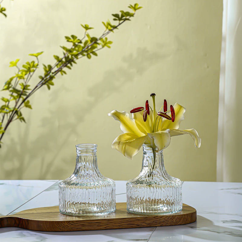 Ледник узор ручной работы стеклянные заслонки стиль ваза украшения для гостиной цветы сушеные цветы Организация цветов гидропонное Прозрачное цветочное устройство
