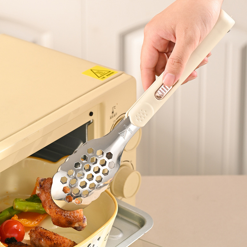 新しい 304 食品グレードのフードクリップ、火傷防止バーベキューバーベキュークリップ、ステーキ専用キッチンクッキングフードクリップ|undefined