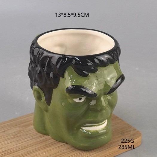 Spider-Man taza de cerámica taza creativa extraña taza de agua de dibujos animados dormitorio resistente a altas temperaturas gracioso nuevo