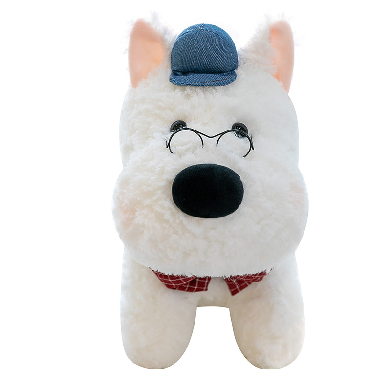 귀여운 강아지 웨스트 하이츠 인형 어린이 봉제 장난감 개 치유 헝겊 인형 생일 선물