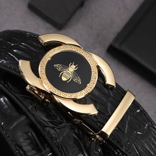 现货批发男士皮带自动扣腰带韩版潮休闲中年青年商务夹皮裤带