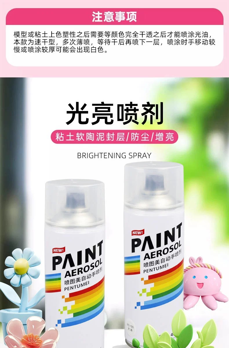 Glossy Varnish, Ultra-Light Clay Model Figurine, Handmade Varnish, Soft Clay Sealing Glaze, Color-Preserving Transparent Lacquer