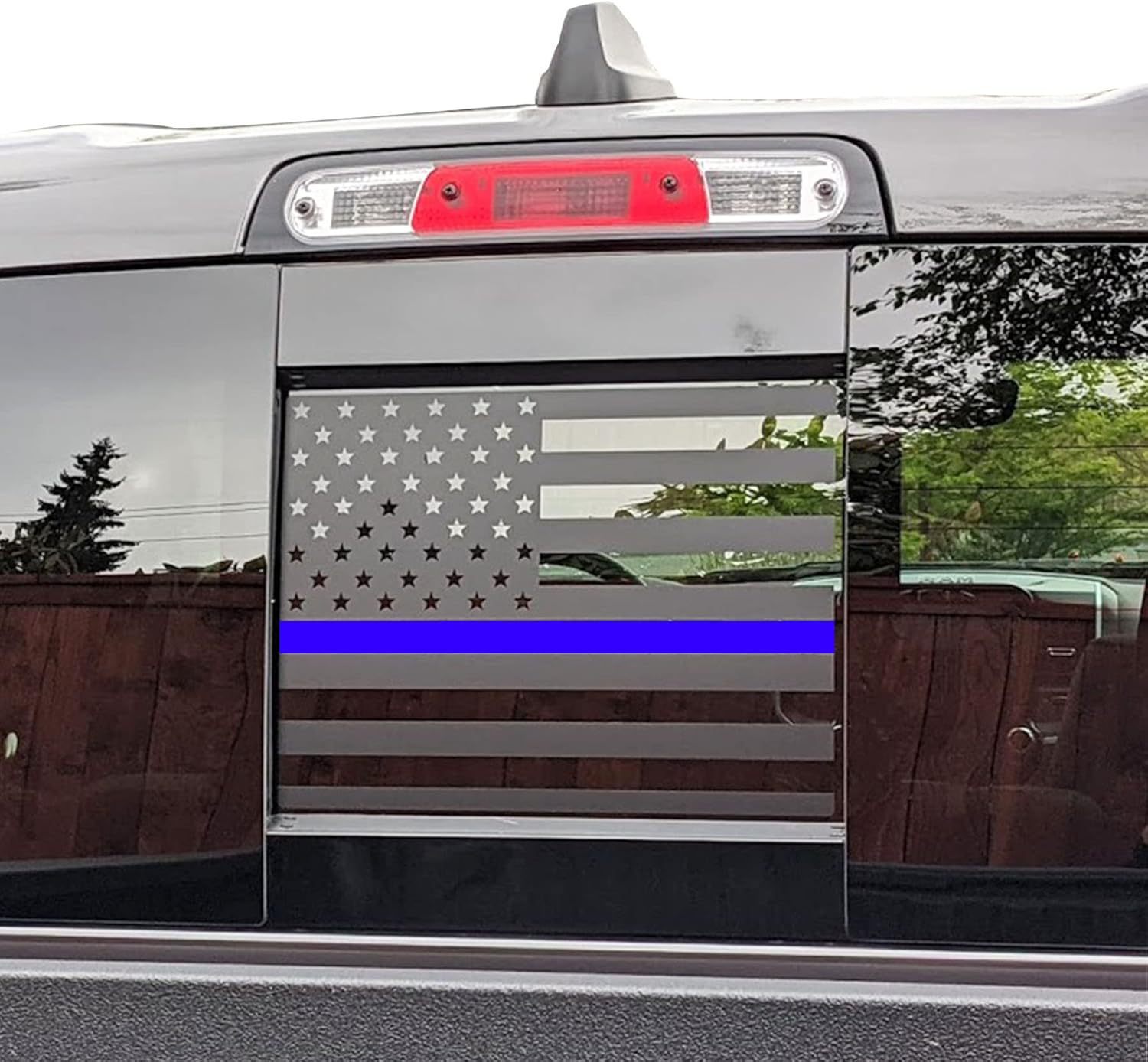 Aplicable para Ford Ventana trasera de la bandera de los Estados Unidos Auto pegatinas F150 F250 Ventana de vidrio vinilo pegatinas
