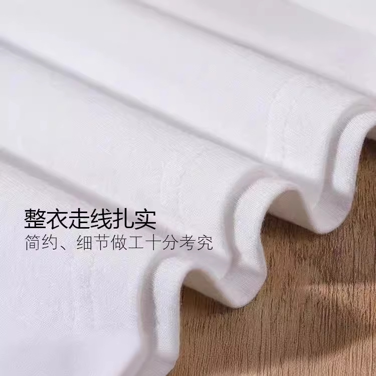 2025 nueva camiseta de algodón peinado de manga corta marca de moda masculina de verano de tendencia de cinco mangas sueltas simple impresión superior