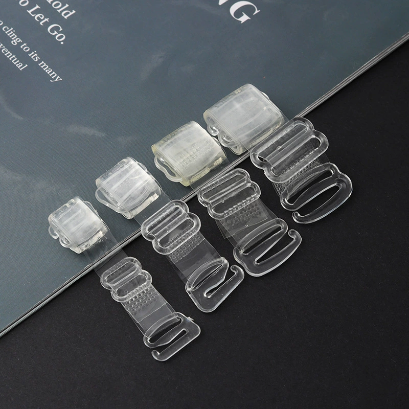 Invisible plastic straps, transparent matte universal adjustable bra