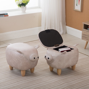 7T Shoes Stool Fabric Low Stool Creative Living Room Soft Stool Simple Modern Casual Stool Sofa Stool Sitting Pier Lazy Changing Shoes