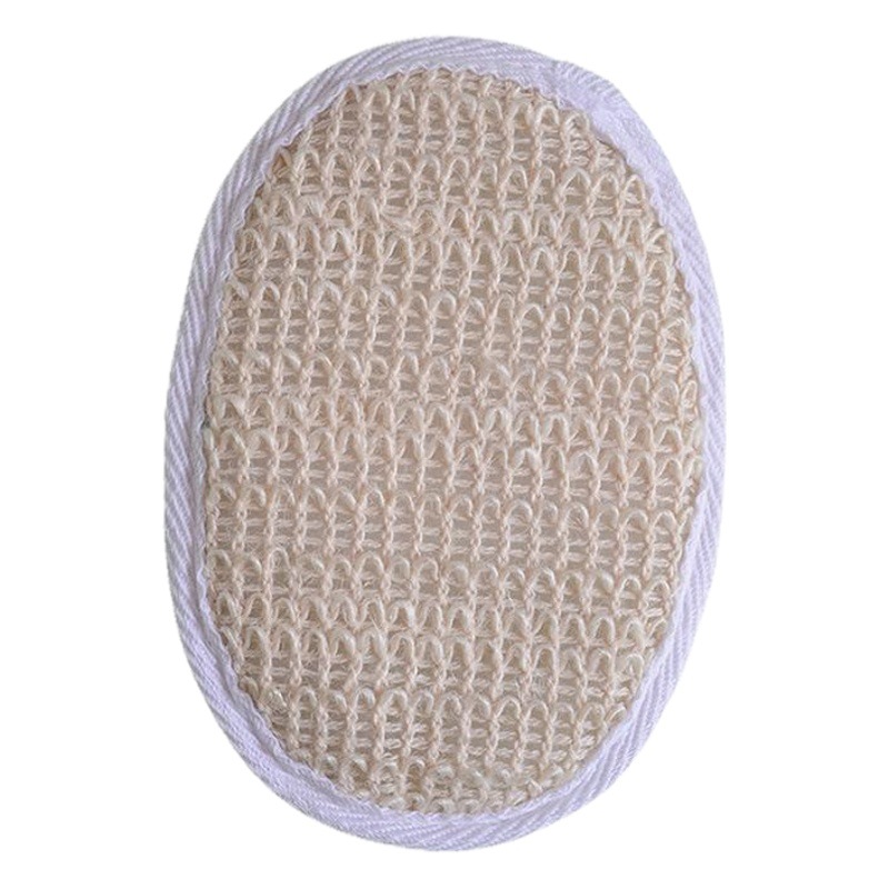 Venta al por mayor B & B Hotel de algodón y lino baño cepillo Hotel suministros cepillo de baño oval desechable toalla artículos de tocador