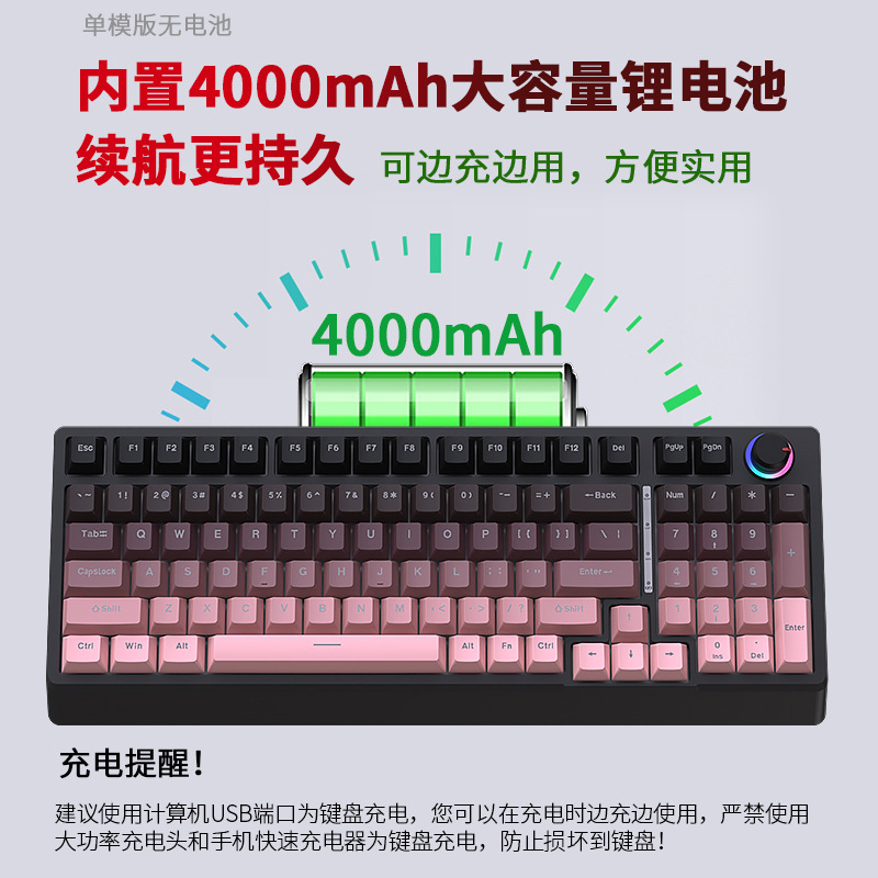 クロスボーダー在庫あり 三モード98キー有線メカニカルキーボード ホットスワップ対応 ミックスライト ビジネスオフィス用コンピュータ周辺機器|undefined