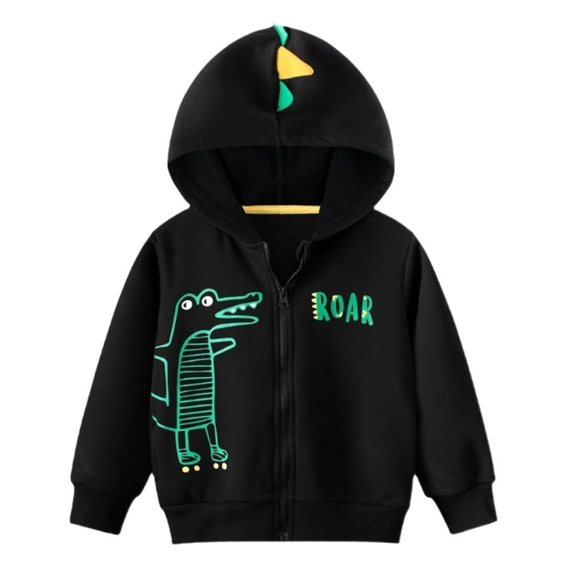 27 Niños chaqueta infantil Otoño e Invierno suéter de los niños cremallera más suéter de terciopelo transfronterizo suministro en vivo ropa de bebé niño