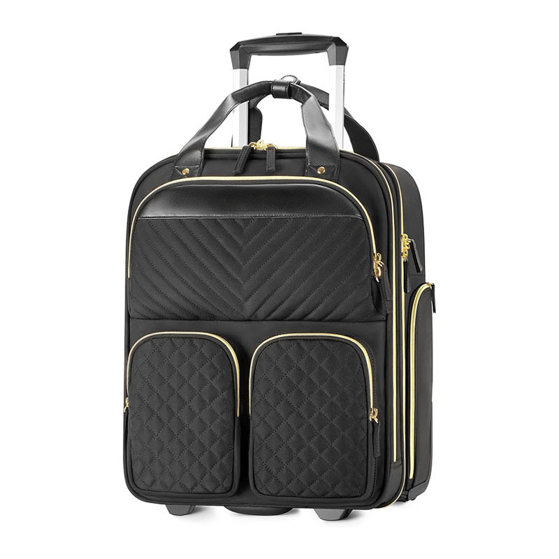 Factory Customized New Satchel Trolley Computer Bag Outdoor Business Trip Carry-On Luggage Bag with Roller Backpack