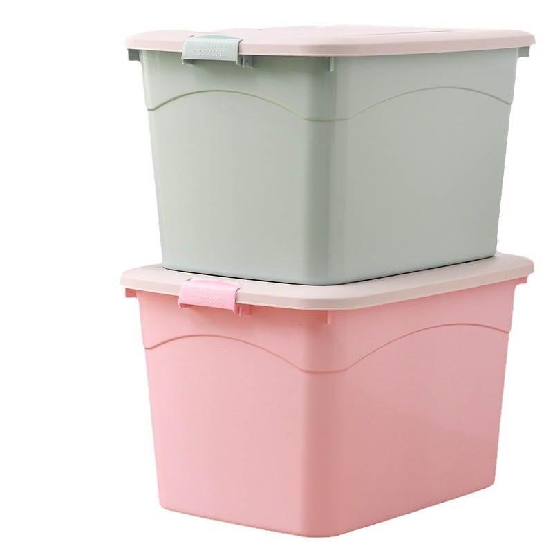 Caja de almacenamiento de juguetes Caja de almacenamiento de acabado de ropa gruesa transparente extra grande Caja de almacenamiento de plástico Caja de almacenamiento de edredón al por mayor