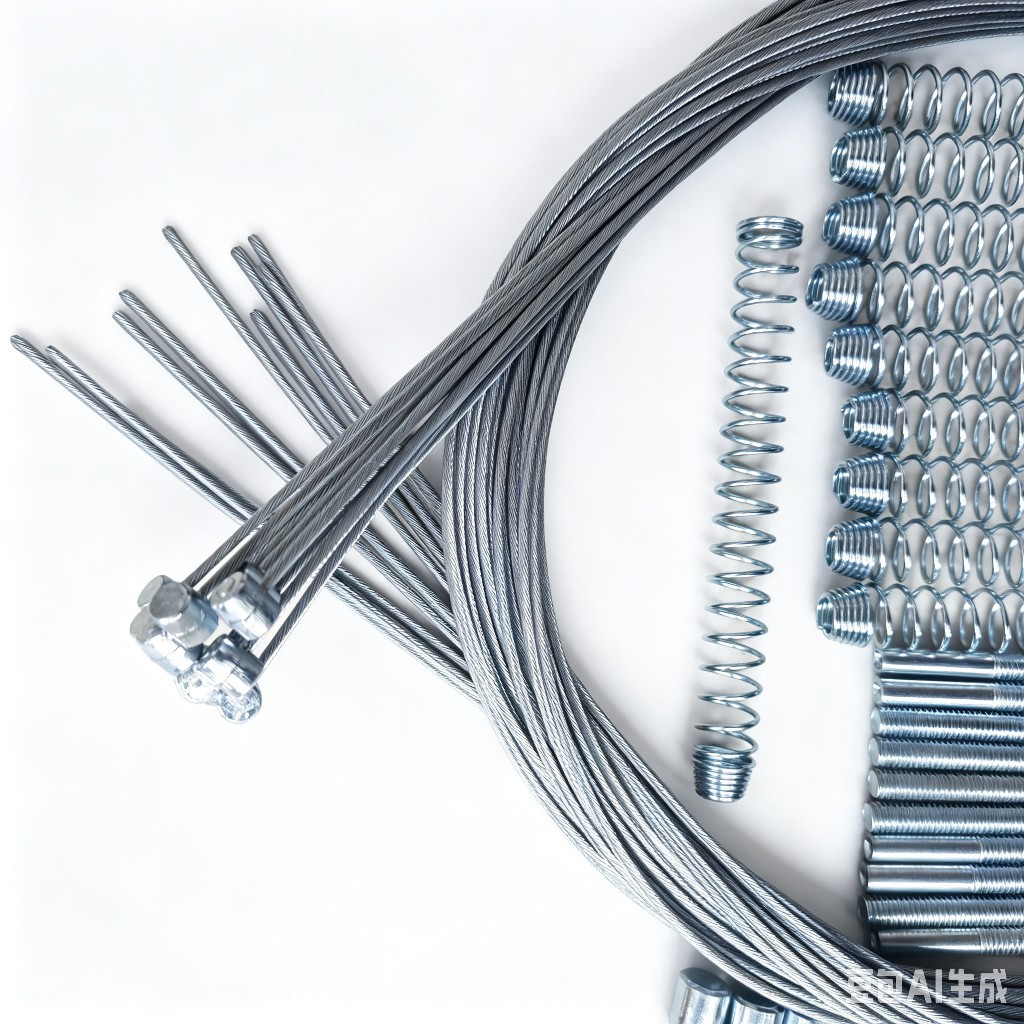 Electric vehicle brake cable dust cover nut, tricycle drum brake cable, electric bike brake cable screw spring universal accessories