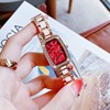 Square watch, fashionable retro women's watch, waterproof watch strap