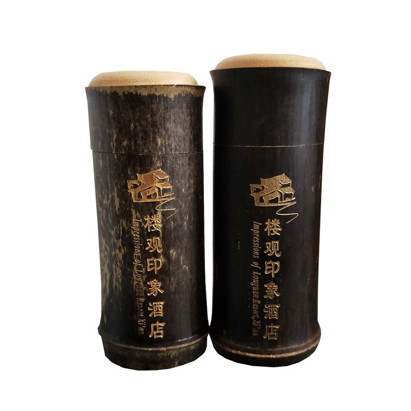 紫竹茶葉罐 茶筒 便攜密封茶葉罐 旅行迷你茶葉罐 竹製竹筒茶葉桶