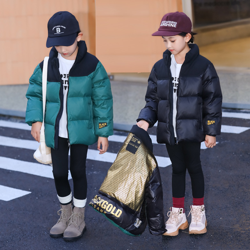 2023 nuovo piumino in oro nero per abbigliamento per bambini, calore invernale per ragazzi e ragazze, medio ispessito e_voghion.com