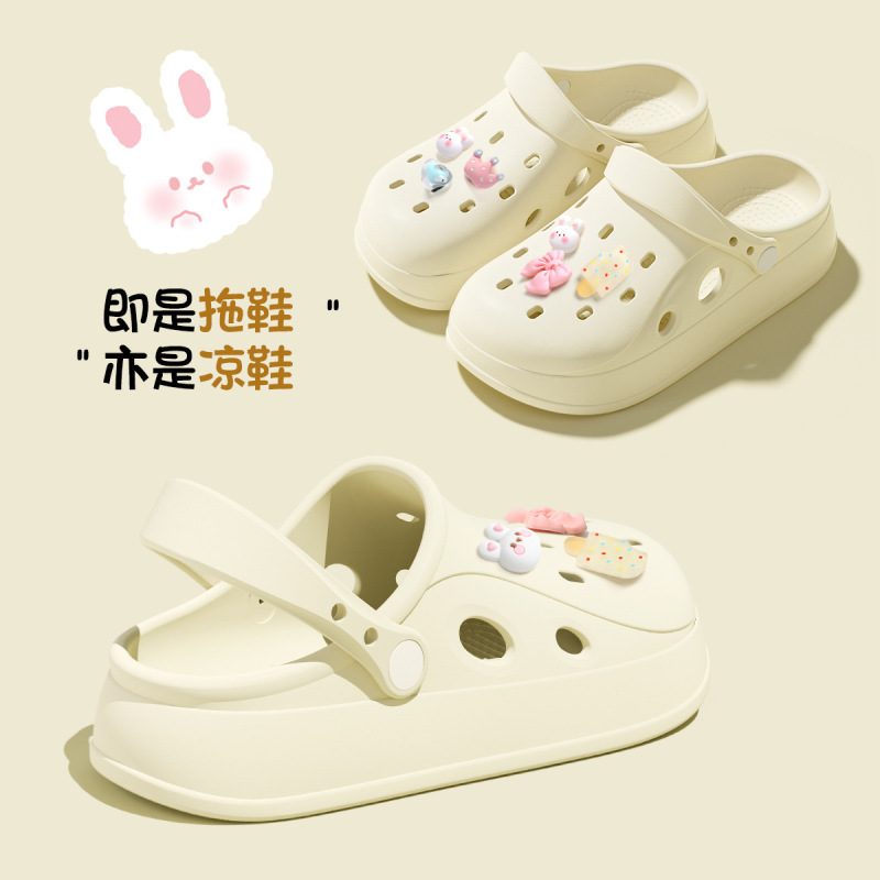 子供用下駄女の子夏アウター2025新作屋内ホーム滑り止め防臭親子サンダル男の子用|undefined