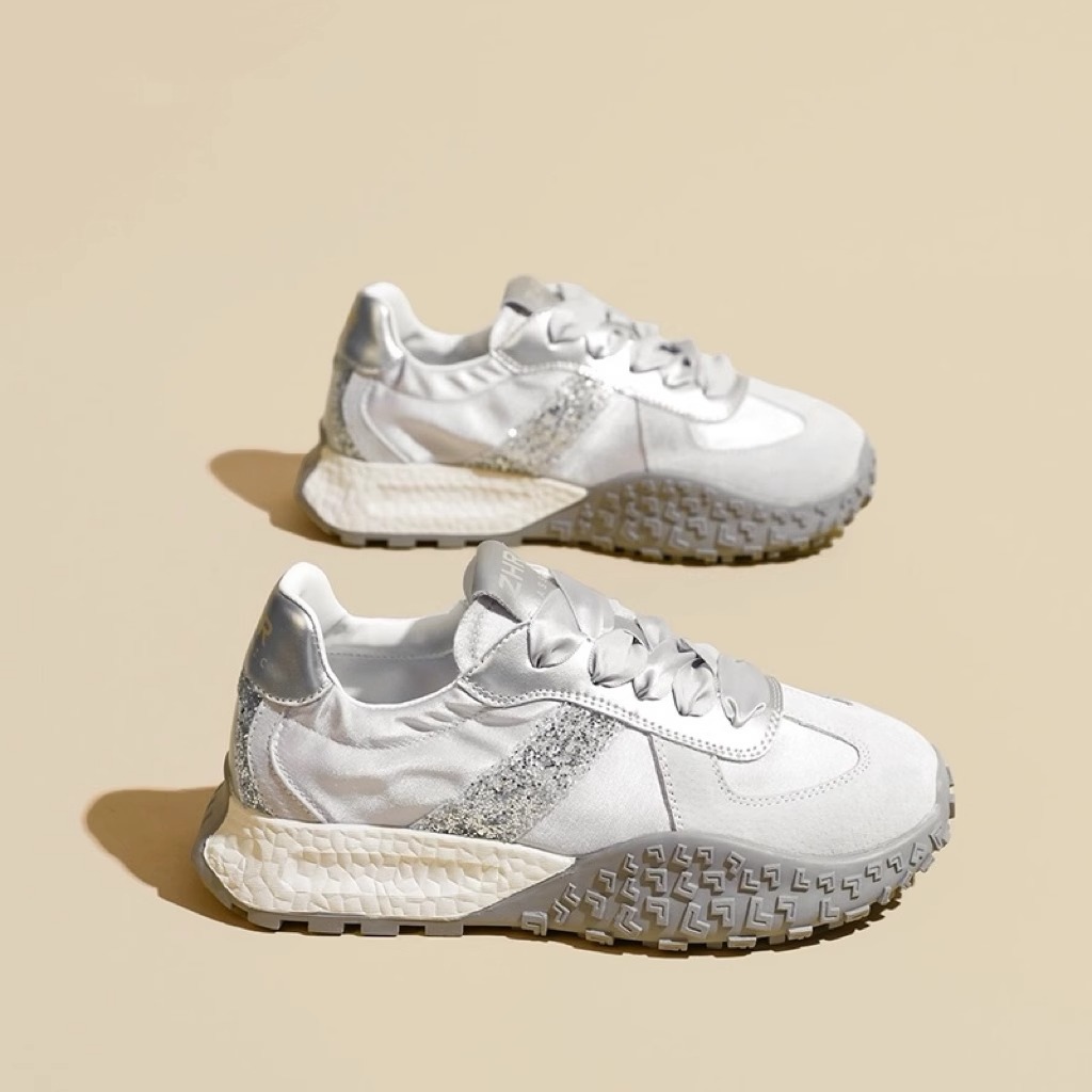 Chaobunan De zapatos de entrenamiento para mujeres 2025 nuevos zapatos de primavera y verano transpirables versátiles zapatos Agan pequeños zapatos deportivos blancos casuales