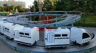 Children's Track Stimulation Mini Shuttle Amusement Equipment Outdoor Amusement Park Parent-Child Interaction Popular Mini Shuttle