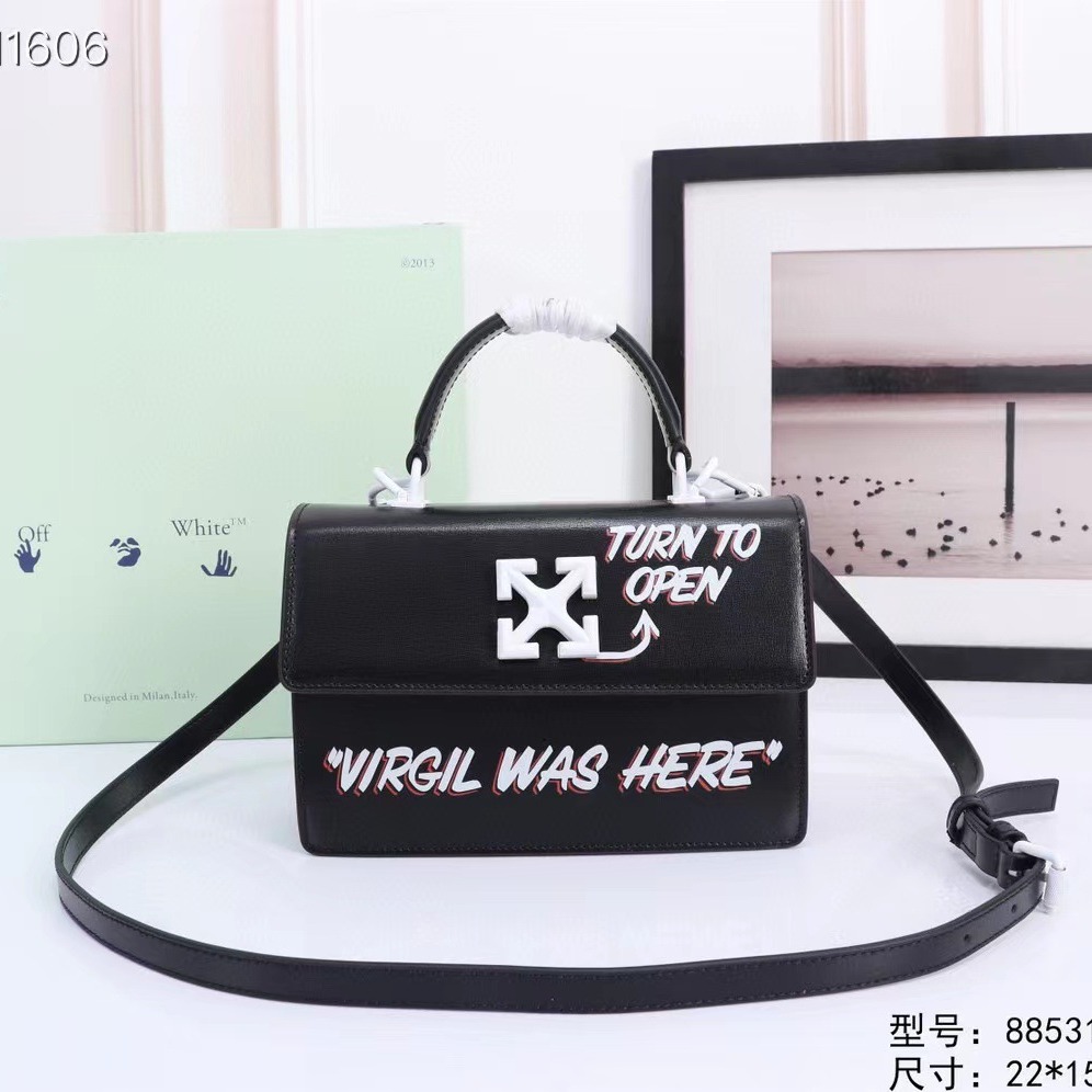 Новая сумка OFF WHITE с логотипом, Jitney, через плечо