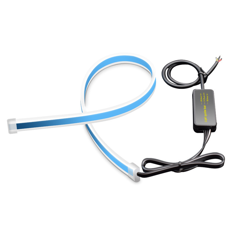 12v auto ceja luz de arranque escanear luz diurna corriente luz de dirección barra de guía de luz modificada luz de corriente led de brillo ultra alto