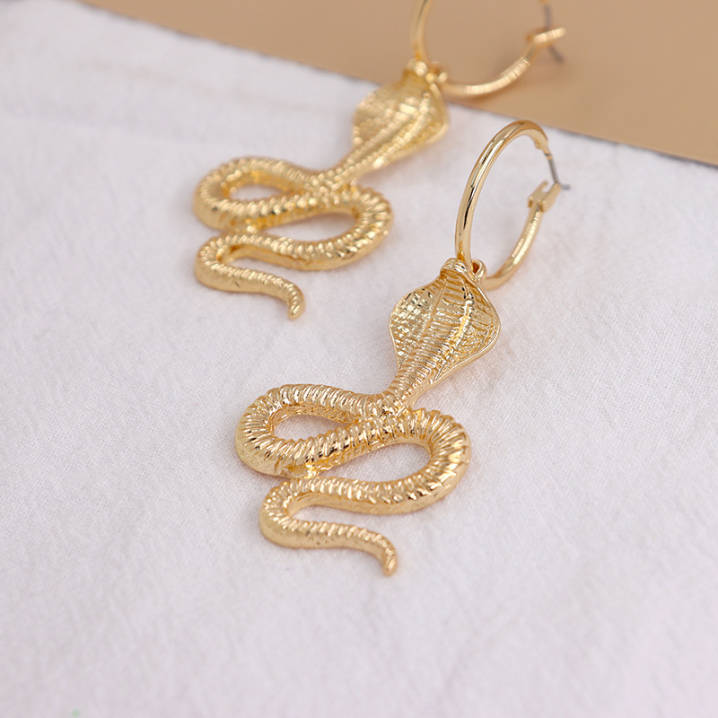 Alloy Animal Snake Earrings display picture 7