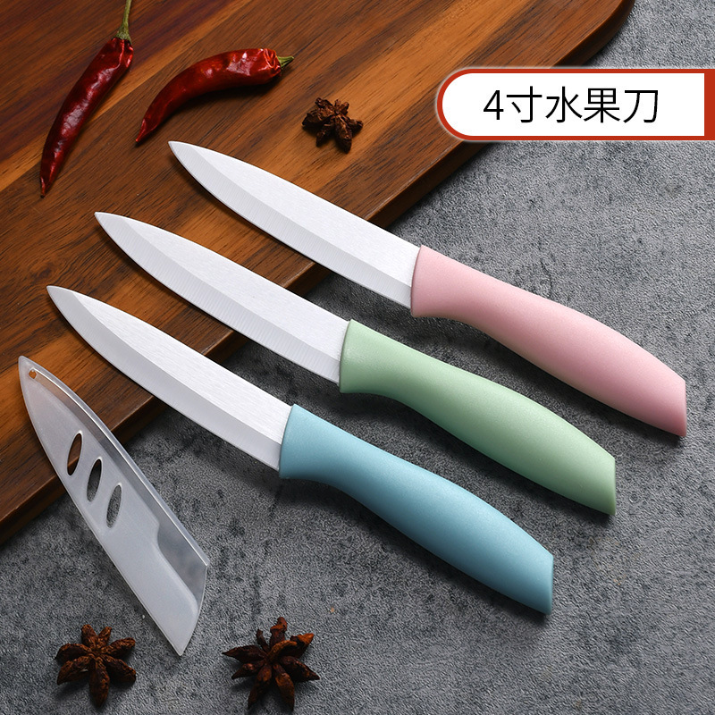 Factoria directa cuchillo de cerámica de cocina cuchillo de frutas cuchillo de fruta doméstico cuchillo de corte de sandía cuchillo de cuchillo de piel